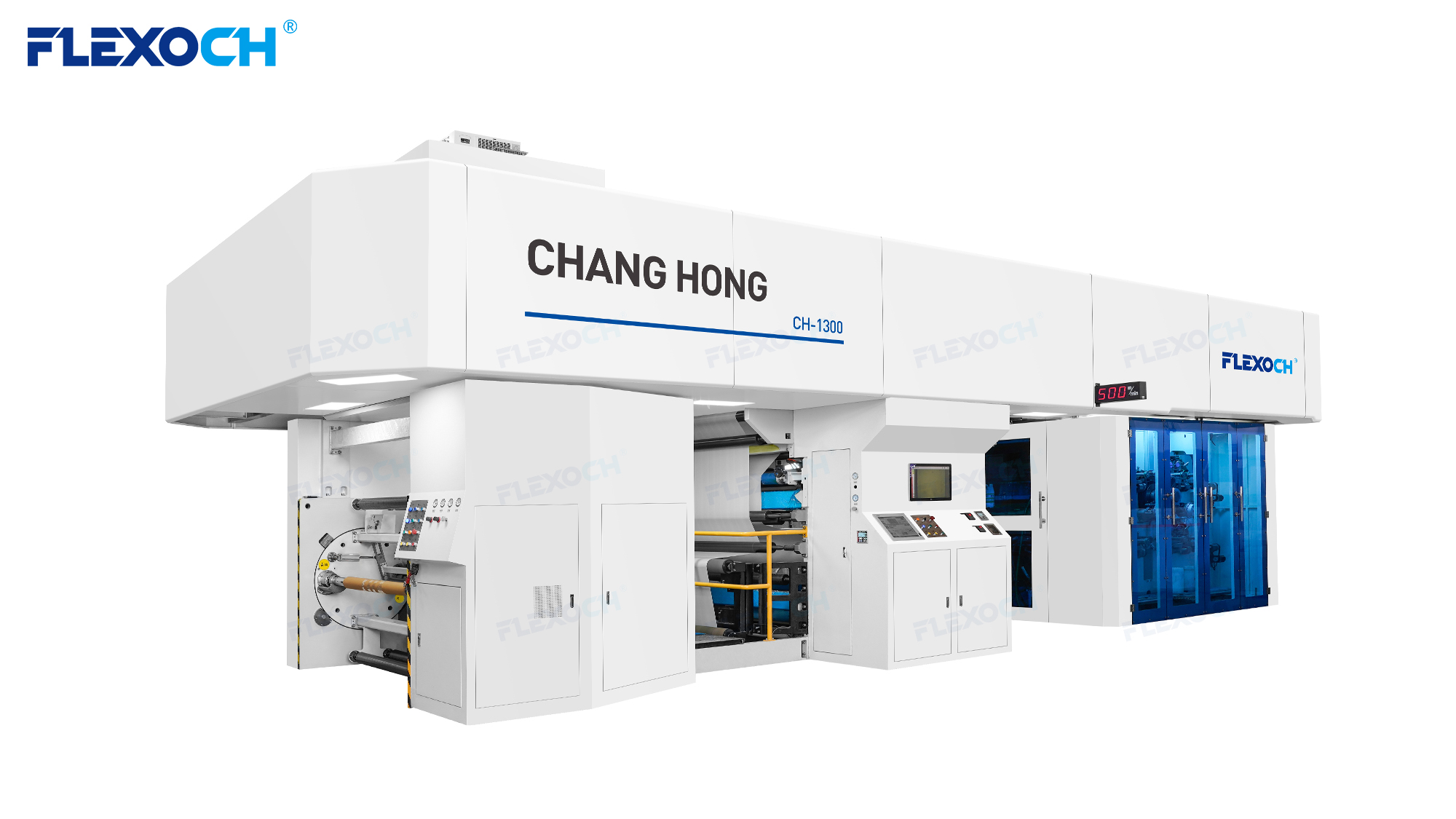 Machine d'Impression Flexo Sans Engrenage 4 Couleurs