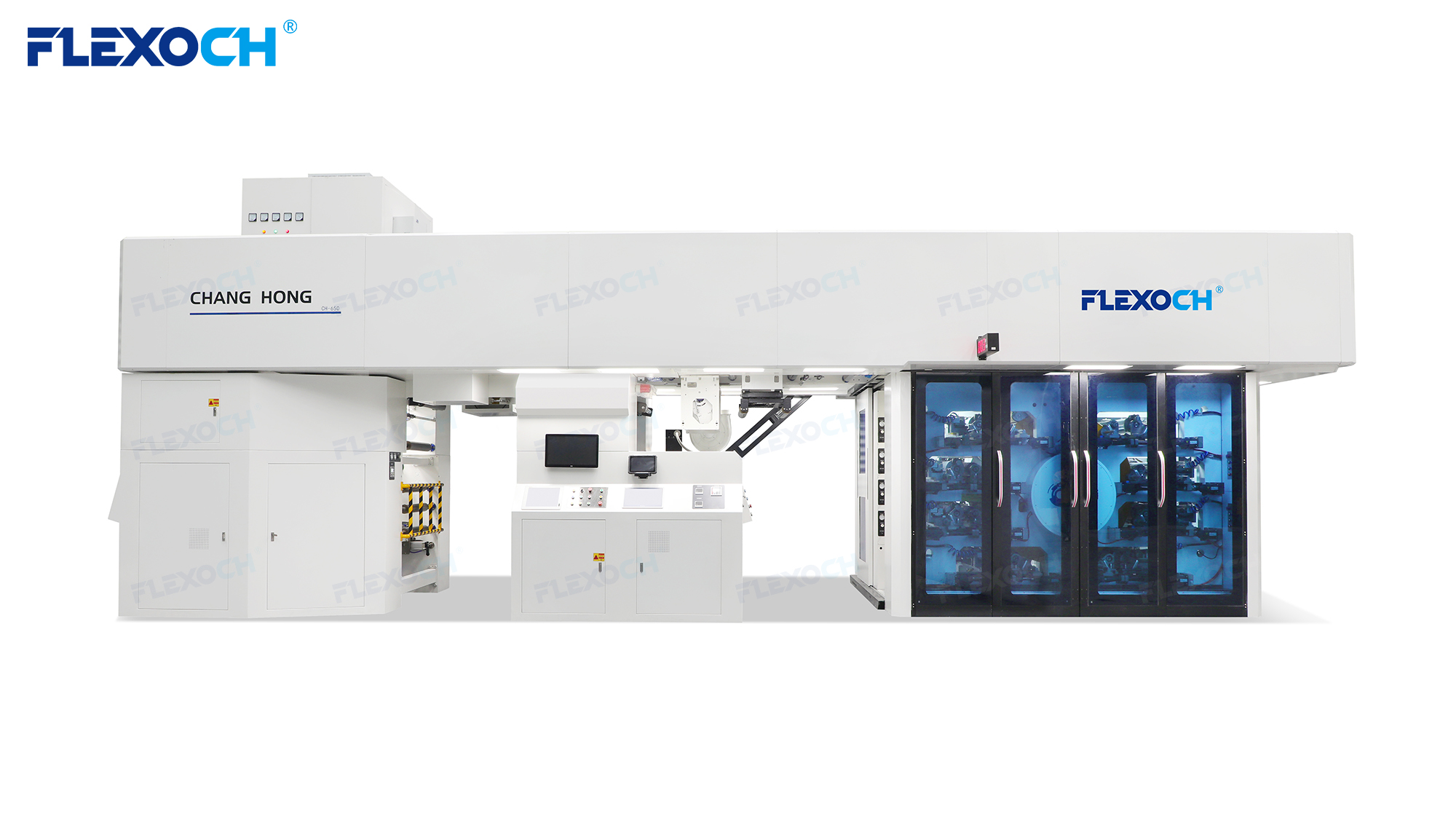 Presse Flexographique Sans Engrenage 8 Couleurs